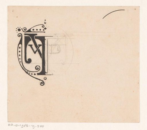 Design for a monogram for the Typographic School