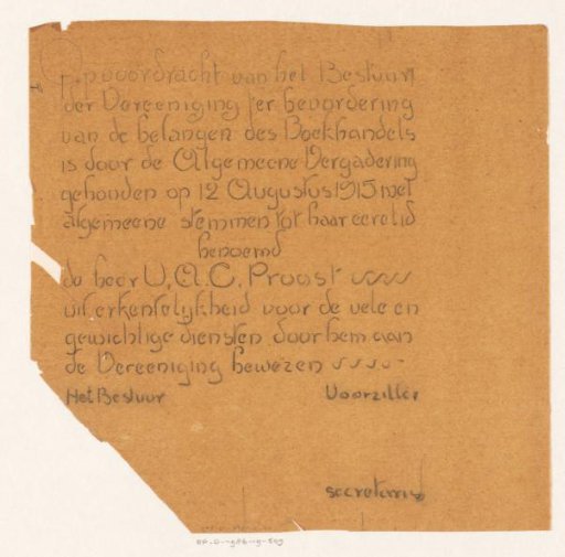 Design for a charter