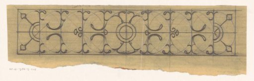 Pattern of curling ornaments