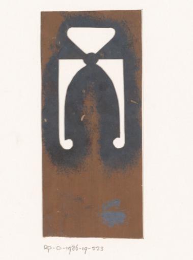 Template with ornament