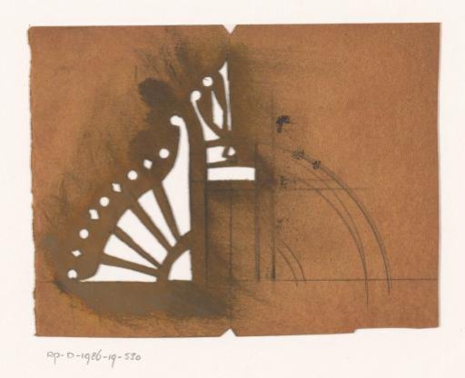 Template with ornament