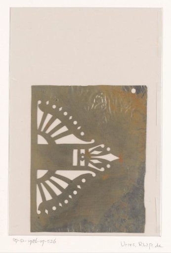 Stencil with Ornament