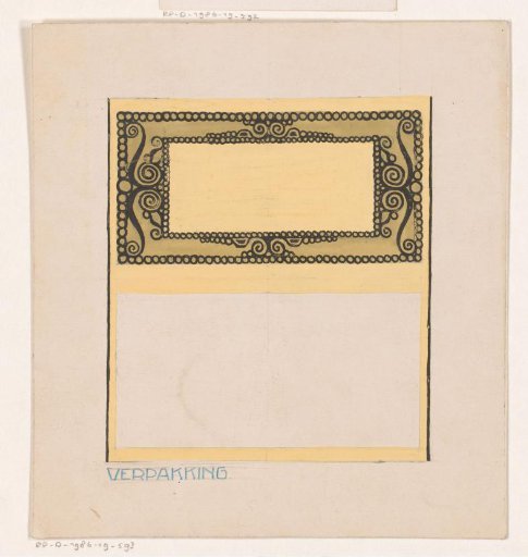 Design for a package with a decorative frame