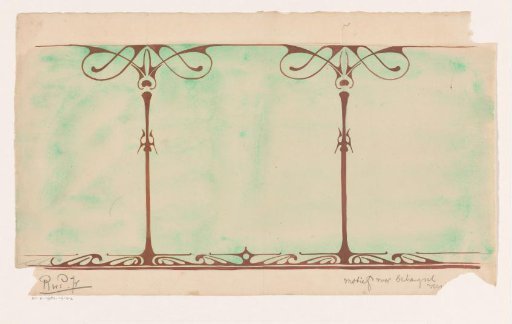 Design for a Wall Hanging with a Decorative Pattern