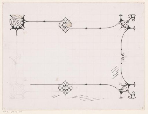 Design for a frame for Elsevier's Geïllustreerd Maandschrift