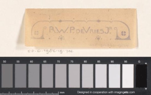 Vignette by R.W.P. de Vries Jr.