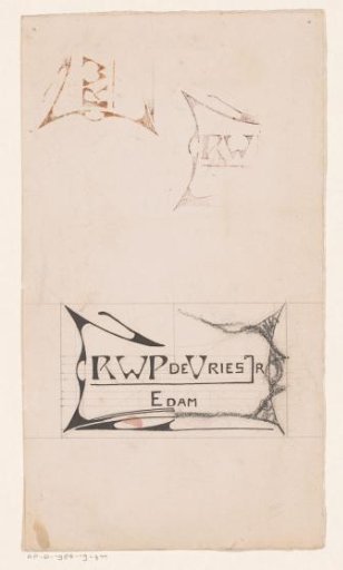 Design for vignette by R.W.P. de Vries Jr. Edam