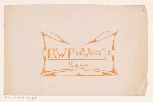 Vignette by R.W.P. de Vries Jr. Edam