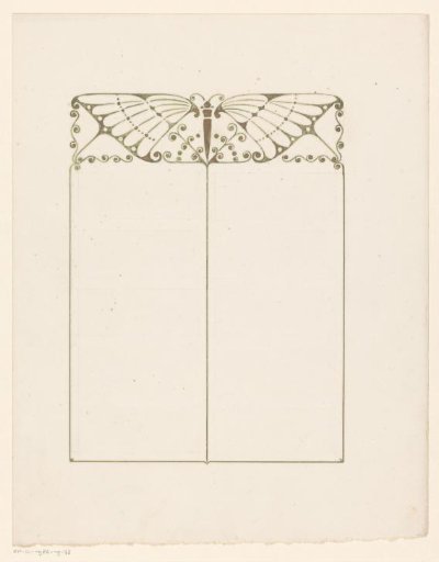 Blank Signature Sheet with Butterflies