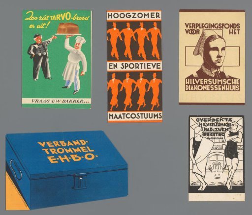Collection of Dutch advertising prints and brochures