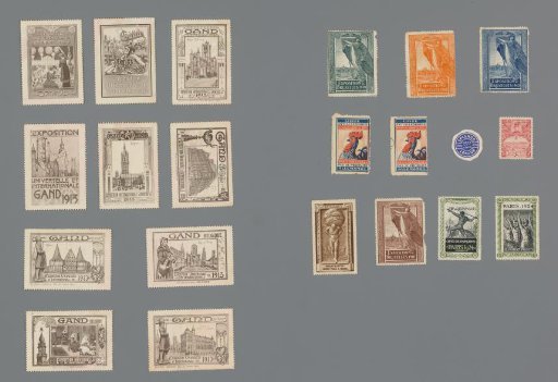French and Belgian (sealing) stamps