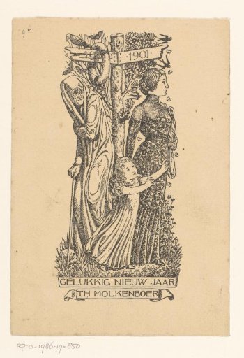 New Year's greeting for the year 1901