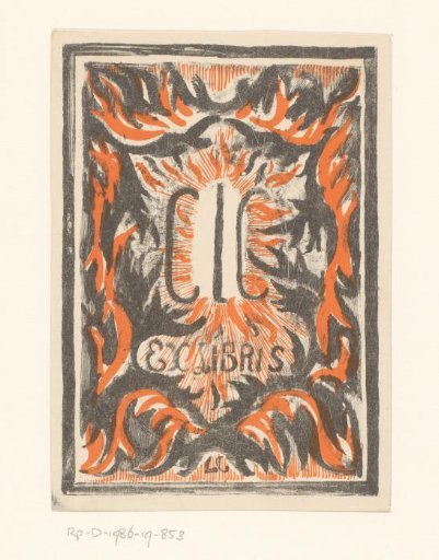 Ex libris of Carel Lion Cachet