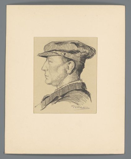 Portrait of an unknown man with a cap