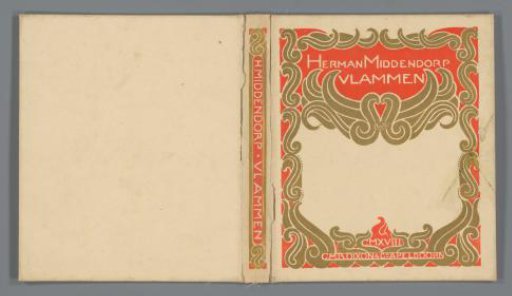 Bookbinding for: Herman Middendorp, Flames, 1918