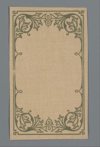 Ornamental frame with flowers