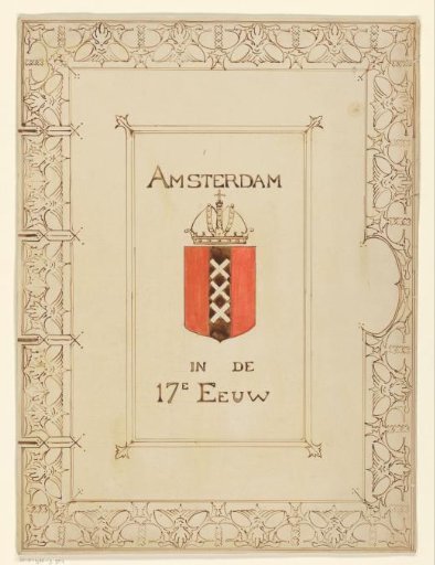 Band design for: Amsterdam in the 17th century, without year
