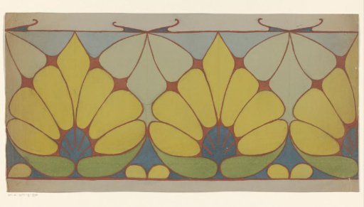 Ornamental Border with Flower Pattern