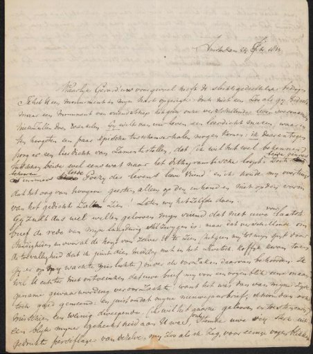 Letter to Gerardus Arnoldus Nicolaus Allebé