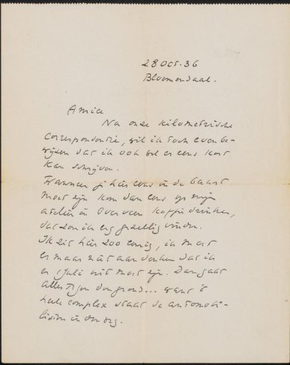 Letter to Willem Frederik Gouwe