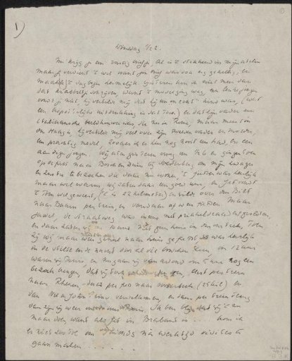 Letter to Ina van Eibergen Santhagens-Waller