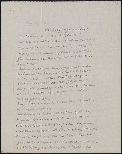 Letter to Ina van Eibergen Santhagens-Waller