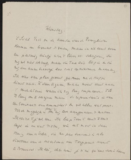 Letter to Ina van Eibergen Santhagens-Waller