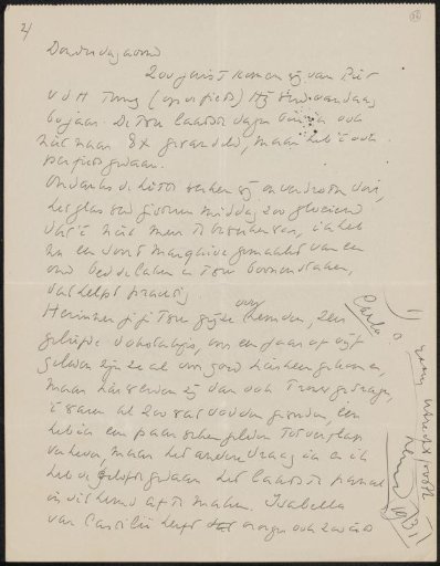 Letter to Ina van Eibergen Santhagens-Waller