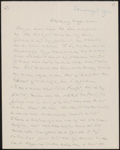 Letter to Ina van Eibergen Santhagens-Waller