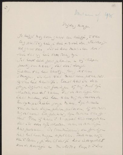 Letter to Ina van Eibergen Santhagens-Waller