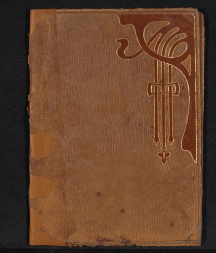 Cover for letters from Matthijs Maris to Felix Stone Moscheles
