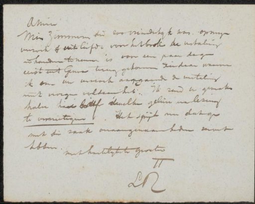 Letter to Carel Vosmaer