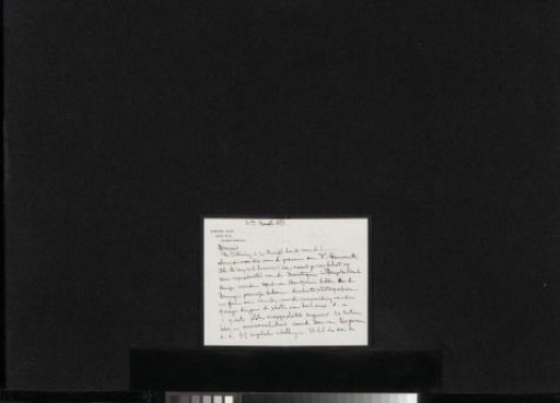 Letter to Carel Vosmaer