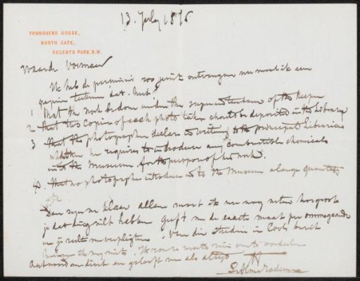Letter to Carel Vosmaer
