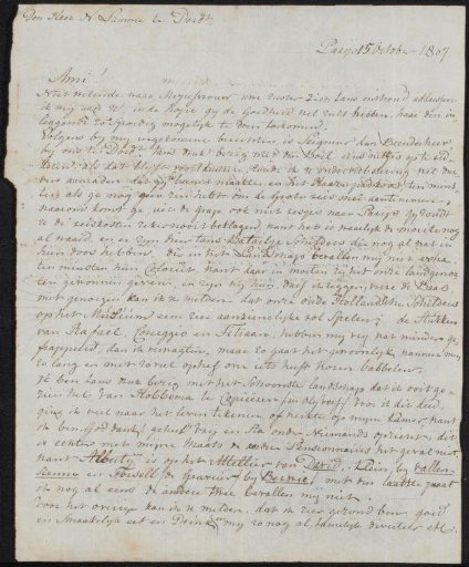 Letter to Arnoldus Lamme