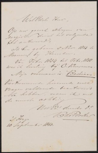 Letter to Ary Johannes Lamme