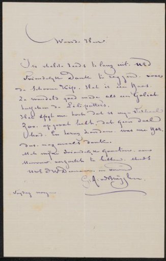 Letter to Ary Johannes Lamme