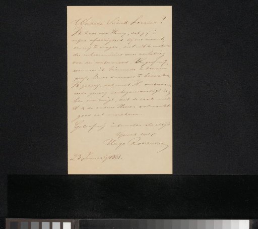 Letter to Ary Johannes Lamme