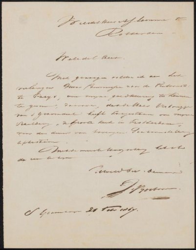 Letter to Ary Johannes Lamme