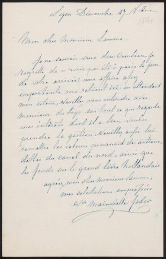 Letter to Ary Johannes Lamme