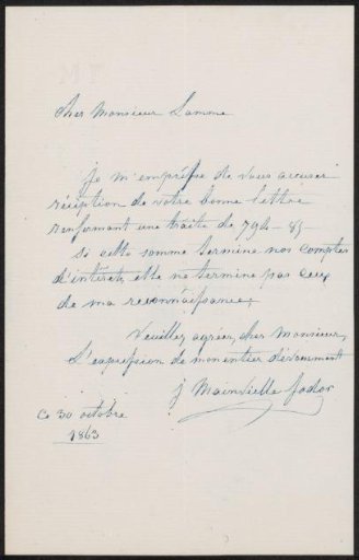 Letter to Ary Johannes Lamme