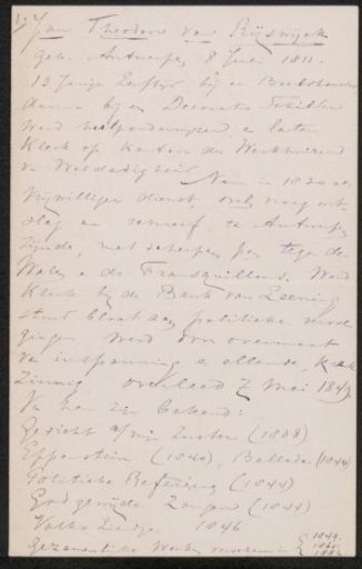 Text concerning Theodor Van Ryswyck, Jan Baptist van Rijswijck and Lambert van Rijswijck
