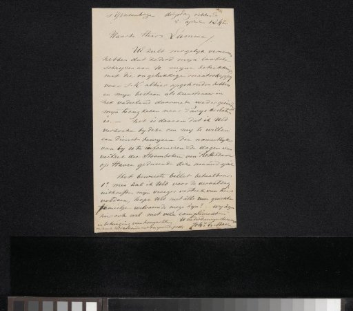 Letter to Ary Johannes Lamme