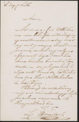 Letter to Ary Johannes Lamme