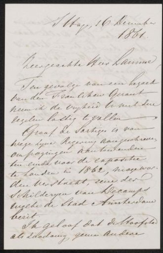 Letter to Ary Johannes Lamme