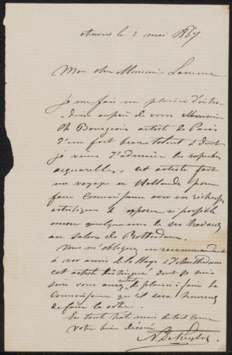 Letter to Ary Johannes Lamme