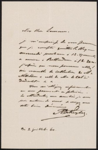 Letter to Ary Johannes Lamme