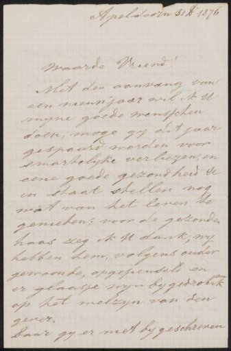 Letter to Ary Johannes Lamme