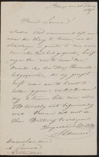 Letter to Ary Johannes Lamme