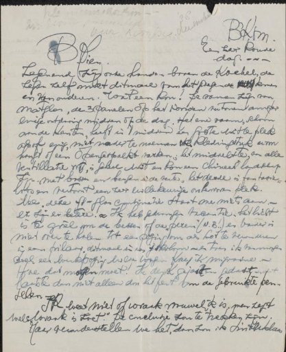 Letter to Mien Cambier van Nooten